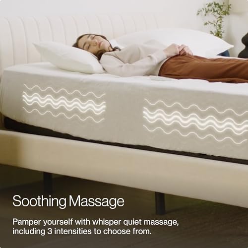 Nectar Premier Adjustable Base - Queen - Head & Foot Incline - Wireless Remote with Memory- 3 Massage Settings - 4 USB Ports - Anti-Snore & Zero Gravity