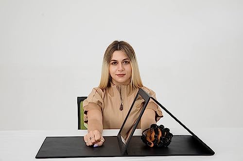 Syrebo Smart Mirror Therapy Box, Speech Mirror Training, Therapy Mirror for Hand Physical Therapy Mirror Box for Complex Regional Pain Syndrome Focal Dystonic Pain Relief
