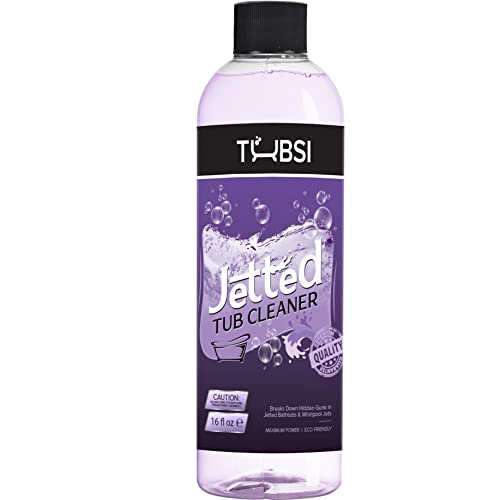 MAXTITE Tubsi Jetted Tub Cleaner - 16 oz - Supercharged Cleaning Action for Hidden Gunk in Jacuzzi, Bathtub and Whirlpool Jets - Biodegradable, Septic Safe - 4+ Doses