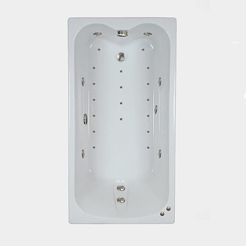 Watertech - C6032 White Ultra Drop-In Whirlpool and Air Bath Combination Tub (60 in. x 32 in.)