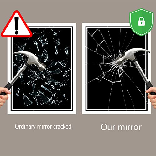 Msrorriw Wall-Mounted Bathroom Mirror with LED-Lights - 24 x 32 Inch Frame Vanity Mirrors with Dimmable (24" x 32", Rectangle)