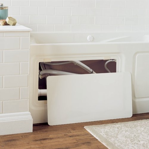 American Standard 2425VC-LHO.020 Evolution 5-Feet by 32-Inch Left-Hand Outlet Whirlpool Bath Tub with EverClean, Hydro Massage System I and Integral Apron, White