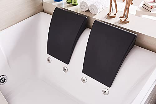 DECORAPORT 72 Inch Acrylic Alcove Whirlpool Hydromassage Bathtub 2 Person SPA Soaking Tub with Faucet, Shower head and Drain (D-DK-Q367)