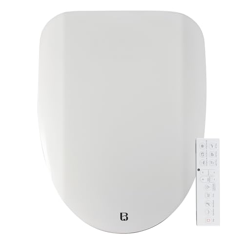 FN3 Smart Bidet Toilet Seat,Elongated Toilet Seat Slow Close,Electric Heated Bidet with Pre Wet, Aerated Cleansing,Endless Warm Water,Air Dryer,Toilet Seat with Bidet,Remote Control