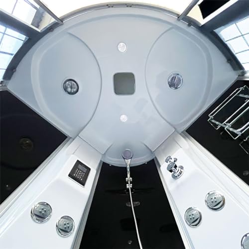 SIMBASHOPPING USA Whirlpool Bathtub and Shower MONTECARLO 59.05 inch Hydrotherapy with Heater Hot Tub