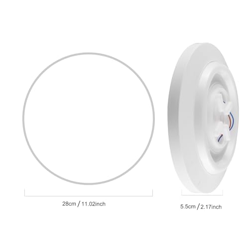 HOREVO LED Smart Ceiling Light, 28W Flush Mount Ceiling Light Compatible with Alexa Google Home, Back RGB Color Changing Ceiling Light, Dimmable Ceiling Light for Bedroom, Kitchen, Living Room