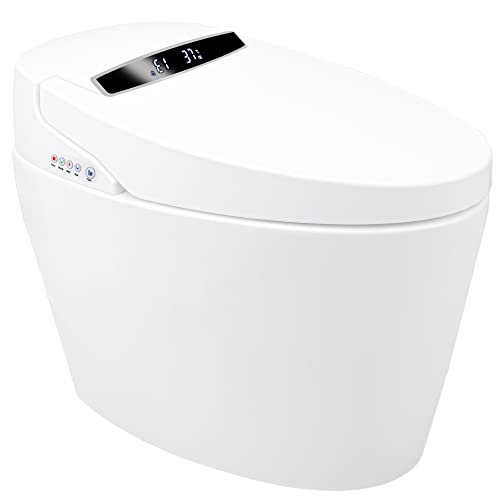 Intelligent Toilets,Smart Toilets,Automatic Flip,Heating,Rinsing,Drying,Cleaning,Temperature Adjustable,Waterproof Protection.Easy Installation. (8)