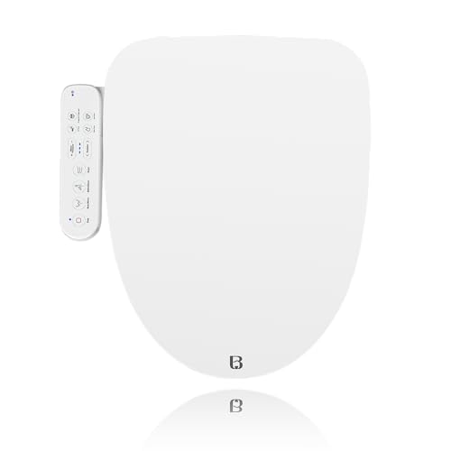 Bejoan Z1 Elongated Smart Toilet Seat, Unlimited Warm Water, Vortex Wash, Electronic Heated,Warm Air Dryer,Bidet Seat,Rear and Front Wash, LED Light, Quite Operation, Need Electrical,White