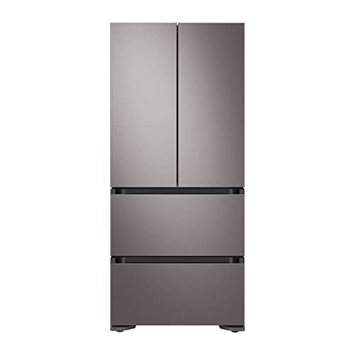 SAMSUNG 17.3 Cu Ft Smart Kimchi & Specialty 4-Door French Door Refrigerator w/ Freezer, Precise Cooling, Large Capacity, RQ48T9432T1/AA, Platinum Bronze