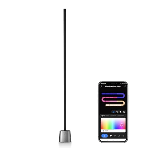 Fitop RGBCW Floor lamp LED Smart Corner Lamp, 2.4GHz WiFi 24 Watts, app Control