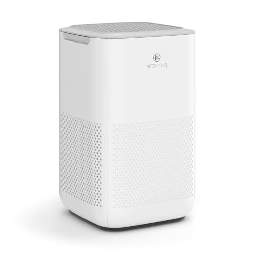 Medify MA-15 SMART Air Purifier | True HEPA H13 Filter | Works with Alexa, Certified for Humans | 660 ft² in 1hr for 99.9% Removal to 0.1 microns for Wildfire Smoke, Odors, Pollen, Pets | White,1-Pack