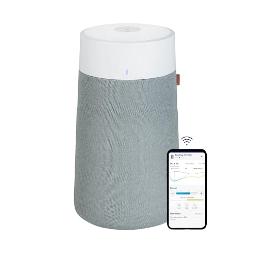 BLUEAIR Air Purifiers for Large Home Room, HEPASilent Air Purifiers for Bedroom, Pets Allergies Virus Air Cleaner for Dust Mold, Blue Pure 311i+ Max