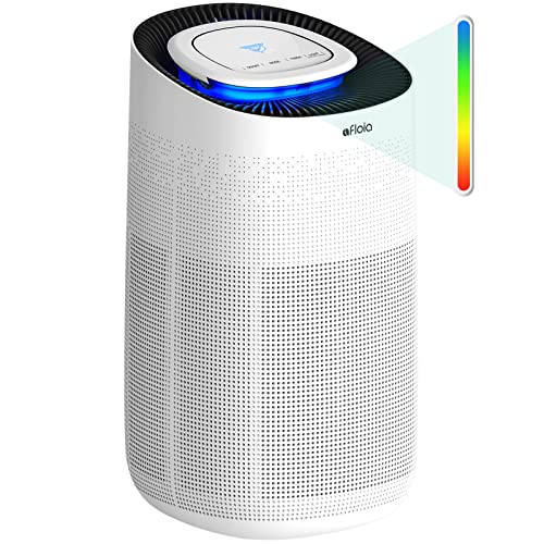 Afloia Air Purifiers for Home Large Room Up to 2,615 Ft², H13 True HEPA Filter with Air Quality Sensor Auto Smart Air Cleaner Removes 99.97% of Allergies, Pollen, Pet Dander, Dust, Smoke, Odor