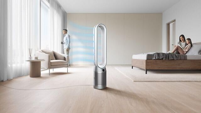 Dyson Purifier Cool™ TP07 Smart Air Purifier and Fan - White/Silver, Large