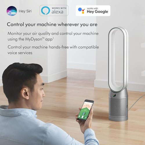 Dyson Purifier Cool™ TP07 Smart Air Purifier and Fan - White/Silver, Large