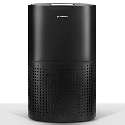 Powerful PuroAir Air Purifier for Homes - Covers 1,115 Sq Ft - Cleans Air Automatically 24/7 - Best Air Purifier for Allergies - Filters Up To 99% of Smoke, Pollen & Common Pollutants - Based in USA