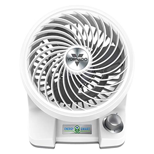 Vornado 133DC Energy Smart Compact Air Circulator Fan with Variable Speed Control, White, CR1-0349-73