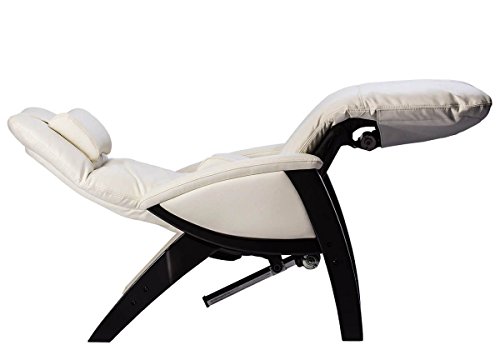 Svago ZGR Plus SV-395 Dual Power Infinite Position Zero Anti Gravity Recliner Chair with Heat and Massage - Snowfall White Faux Leather