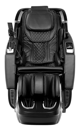 Osaki OS-4D Pro Ekon Plus | Black | 4D SL-Track Rollers | Lumbar Heat | Smart Body Sensing | Zero Gravity | Calf and Foot Massage | Bluetooth Speaker | Wireless Phone Charger | Auto Programs