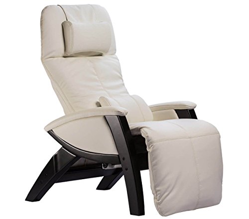 Svago ZGR Plus SV-395 Dual Power Infinite Position Zero Anti Gravity Recliner Chair with Heat and Massage - Snowfall White Faux Leather