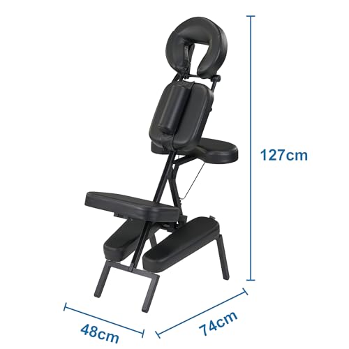 Master Massage Apollo Portable Massage Chair In Black