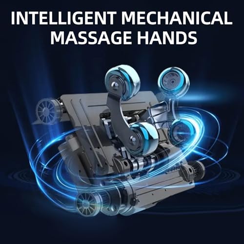iRest 2024 Massage Chair - Full Body Relaxation with Yoga Stretching, Zero Gravity, SL Track, Foot Rollers, Airbags, Heating, and AI Voice Control (Black)