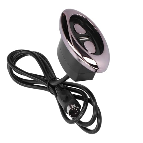 SZAWINLI AWINLI Electric Recliner Switch,Oval 2 Key 5 Pin Fixed Electric Sofa Controller,with USB Charging Interface, Suitable for Lift Chair Electric Recliner Massage Chair Smart Sofa