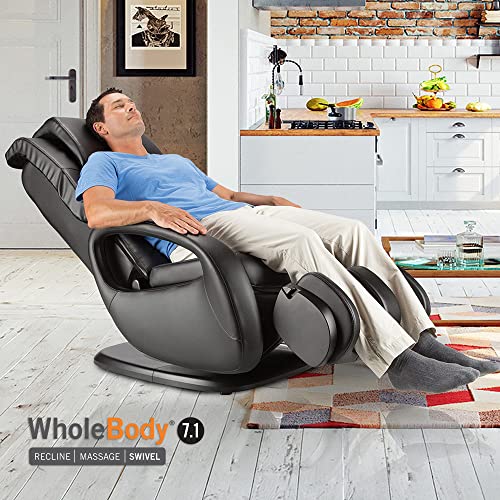 Human Touch WholeBody 7.1 Living Room Recliner Massage Chair - Full Body Professional Grade Personal Massage - Relaxation w Heat for Targeted Stress + Muscle Pain Relief with Foot Calf - Bone