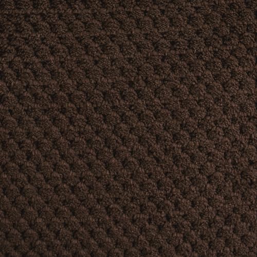MCombo Electric Power Swivel Glider Rocker Recliner Chair with Cup Holders for Nursery, Hand Remote Control, USB Ports, 2 Side & Front Pockets, Plush Fabric 7797 (Brown)