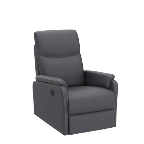 Electric Power Recliner Chair with USB Port,Fabric Ergonomic Lounge Single Sofa Seat Chair,Home Theater Seating with Recliner Function for Small Room 35.4" D x 30" W x 39.8" H
