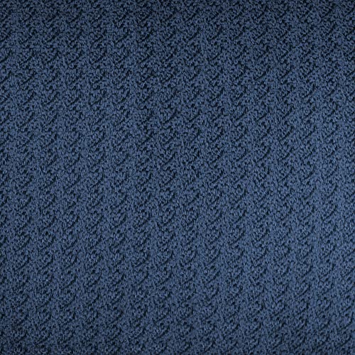 MCombo Medium Power Lift Recliner Chair Sofa with Massage and Heat for Elderly, 3 Positions, Cup Holders, and USB Ports, 2 Side Pockets, Fabric 7040 (Medium, Yale Blue)