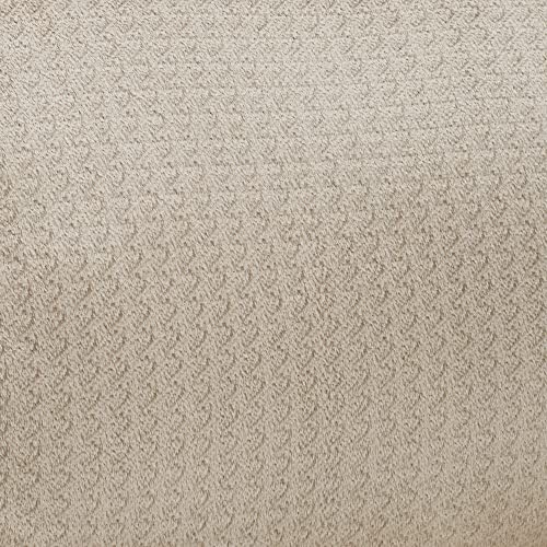 MCombo Electric Power Recliner Chair with Heat and Massage, USB Ports, Cup Holders, Reclining Chair for Living Room 6079 (Beige Medium 22.2" Seat Width)