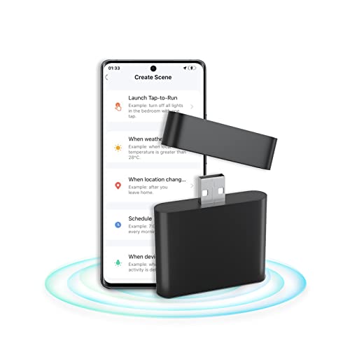 CITOLEN Smart Hub Compatible with Alexa/Google Home, Make Remote Control Blinds to Be Smart, Motorized Blinds Hub, Smart Bridge Work with Tuya App