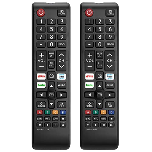 【Pack of 2】 New Universal Remote for all Samsung TV Remote, Replacement Compatible for All Samsung Smart TV, LED, LCD, HDTV, 3D, Series TV