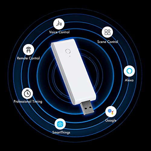 Smartwings Roller Shades Blinds Accessories Smart Link, Smart Bridge Home Automation Hub,Wi-Fi 2.4GHz,White