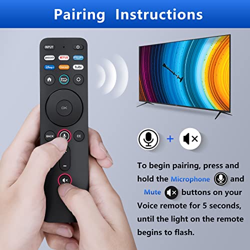 Voice Remote for VIZIO Smart TV Remote Control Replacement-XRT260