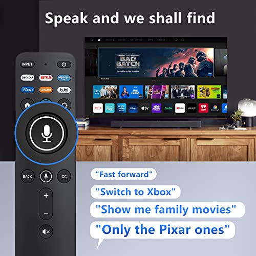 Voice Remote for VIZIO Smart TV Remote Control Replacement-XRT260