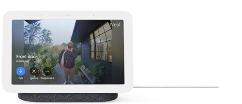 Google Nest Hub 7” Smart Display 2nd Generation with Google Assistant - Charcoal