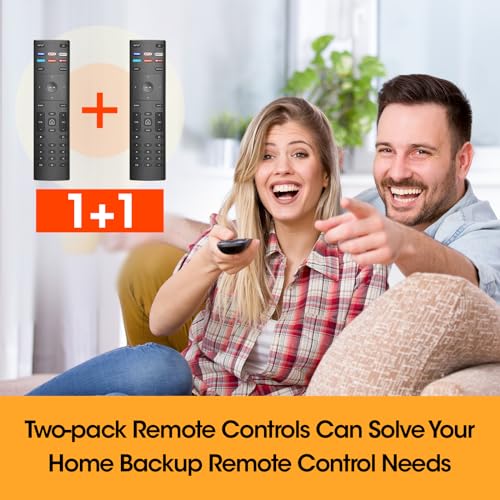 2 Pack Newest Remote Replacement for All VIZIO Smart TV Remote, Compatible for VIZIO Remote Control Replacement, Compatible with All VIZIO LCD HD 4K UHD HDR Smart TVs