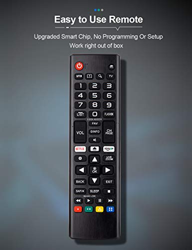 Universal Remote Control for All LG Smart TV LCD LED OLED UHD HDTV Plasma Magic 3D 4K Webos TVs AKB75095307 AKB75375604 AKB75675304 AKB74915305 AKB76037601 AKB75675313 AKB75855501 AKB76040302