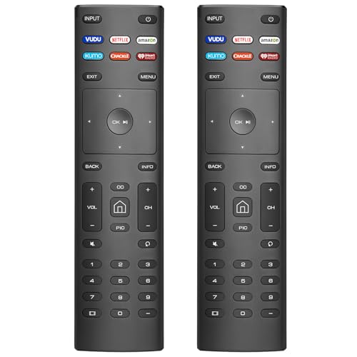 for VIZIO Smart TV Remote Replacement, Universal for VIZIO Remote Control XRT136【Pack of 2】