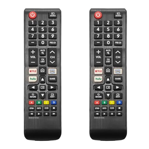 2 Pack Newest Universal Replacement Remote Control for All Samsung TV Remote, Compatible for All Samsung Smart TV, LED, LCD, HDTV, 3D, Series Smart TVs