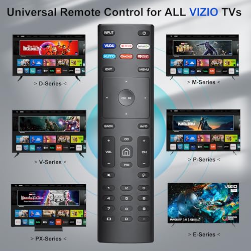 for VIZIO Smart TV Remote Replacement, Universal for VIZIO Remote Control XRT136【Pack of 2】