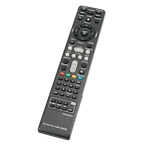 AKB73596101 Replace Remote Control Applicable for LG Blu-Ray BH6720S BH6820SW BH6520TW BH6220S BH6240S Bh6340H Home Theater System