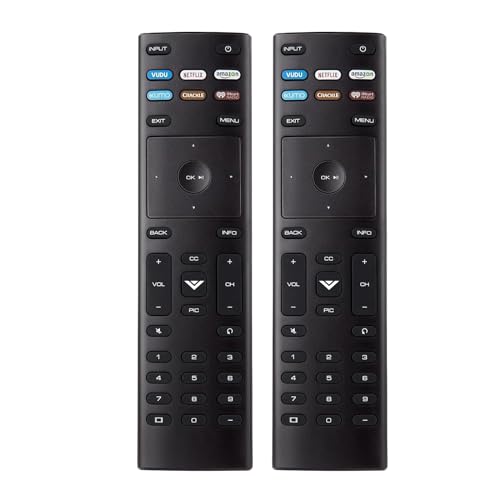 Replacement for Vizio Smart TV Remote, 2-Pack Universal Control for Vizio Remote, Control for Vizio TV Remote Compatible for VIZIO All LED LCD HD 4K UHD HDR Smart TV