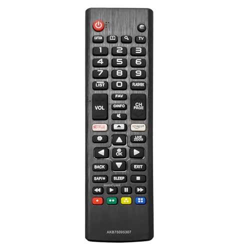 Universal Replacement Remote Control for LG Smart TV, Compatible with All Models for LG Brand, lncluded All LG Smart TV LCD LED 3D AKB75375604 AKB75095307 AKB75675304 AKB74915305