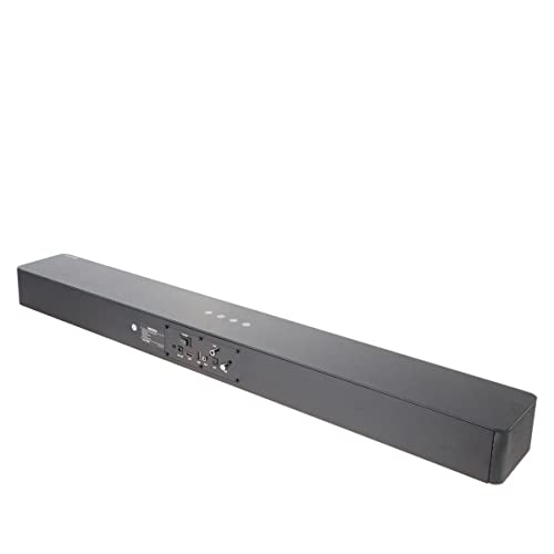 Vivitar Home Theater Soundbar System with 2.25” Full Frequency Drivers, 2 Speakers and 6.5” Subwoofer, Works with 4K, 1080p, and Smart TV’s, Bluetooth, HDMI, AUX, USB Compatible, Black