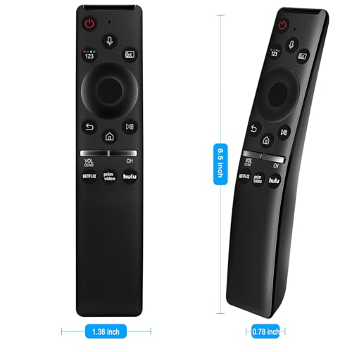New Replace Universal Voice Control Remote fit for almost SAMSUNG LCD LED QLED 4K 8K UHD Crystal Frame HDR Curved Smart TV Q60 Q70 Q80 Q90 8 Series 9 Series TU8000 AU8000 CU7000 CU8000 Samsung TV