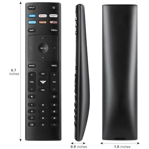 Replacement for Vizio Smart TV Remote, 2-Pack Universal Control for Vizio Remote, Control for Vizio TV Remote Compatible for VIZIO All LED LCD HD 4K UHD HDR Smart TV