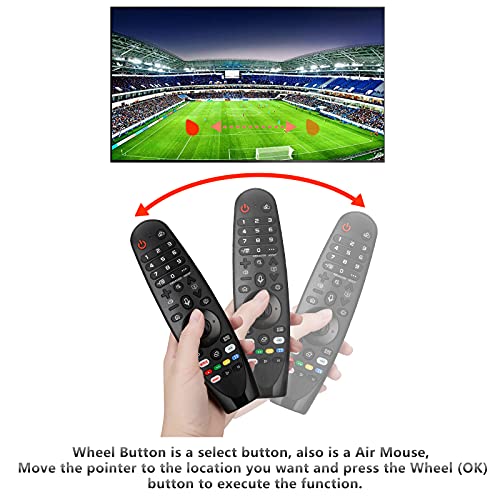 Voice Magic Remote AKB75855501 for LG OLED QNED NanoCell Webos Smart TV Magic Remote Replacement AN-MR20GA MR19BA MR18BA MR650A, with Pointer Function